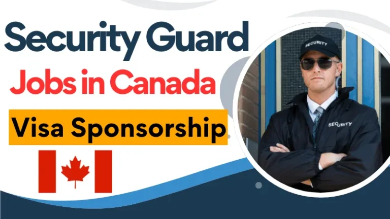 Security Guard Jobs in Canada with Visa Sponsorship