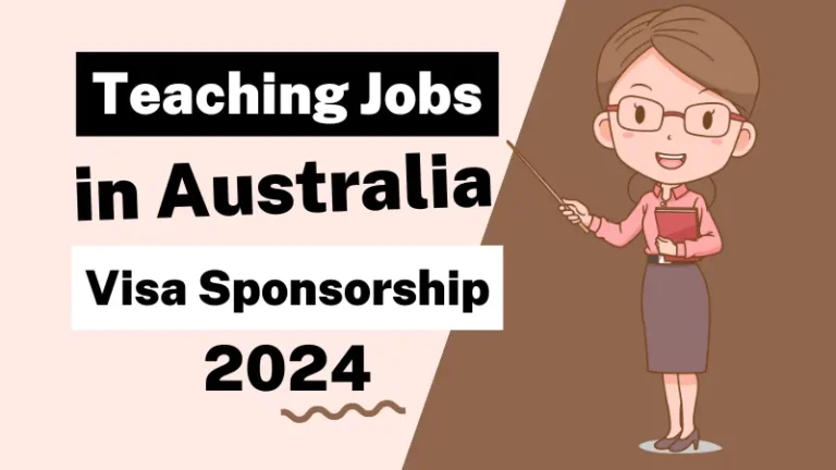 Teaching Jobs in Australia with Visa Sponsorship