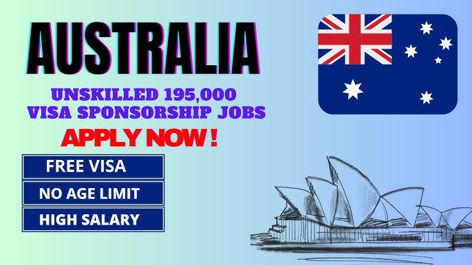 Unskilled Jobs in Australia with Visa Sponsorship (AUD $45,000+ per Year)