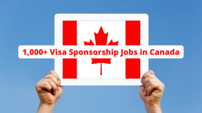High Paying Jobs in Canada with Visa Sponsorship for Foreigners