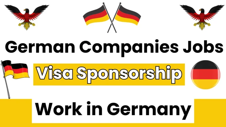 Job Opportunities in Germany for Foreigners with Visa Sponsorship